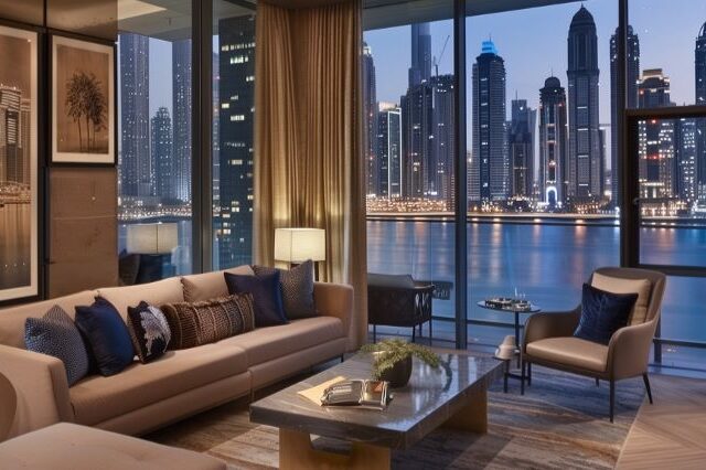 luxury hotel living room