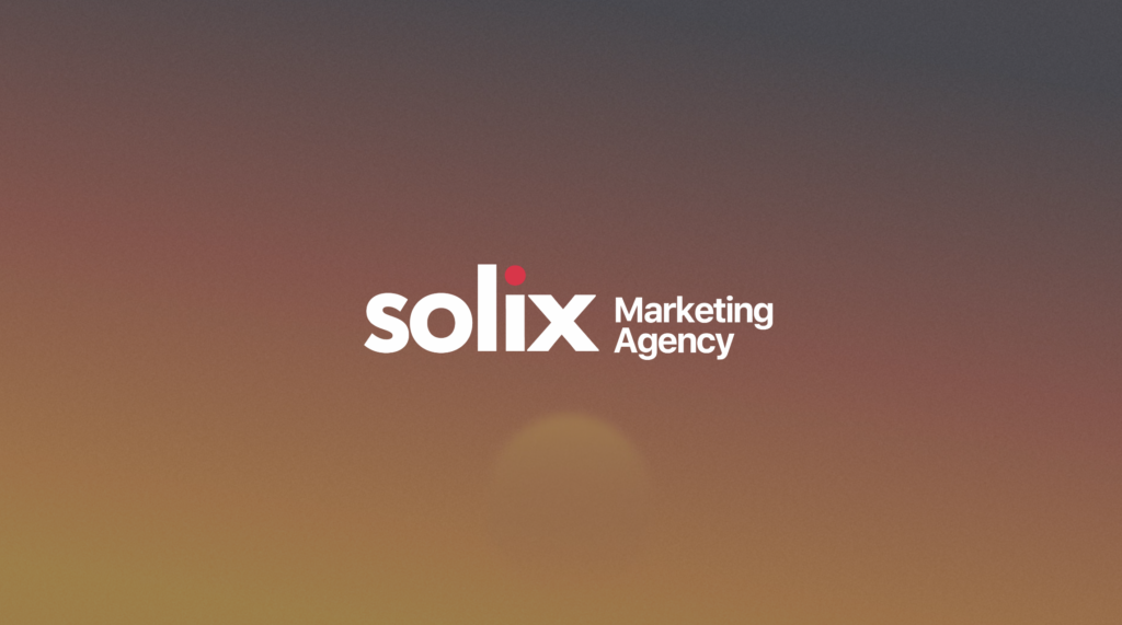 solix marketing agency logo with background