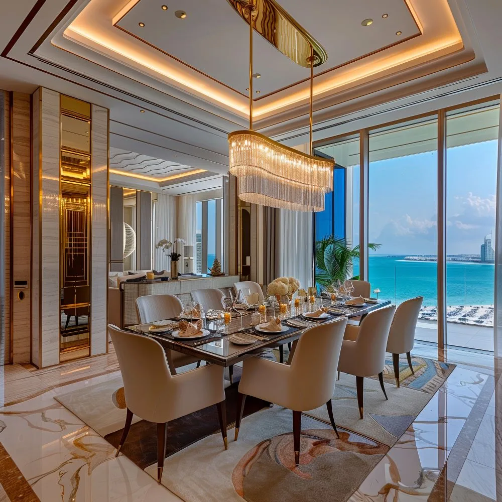 luxury hotel dining room