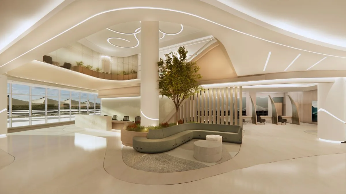 hospital lobby interior design