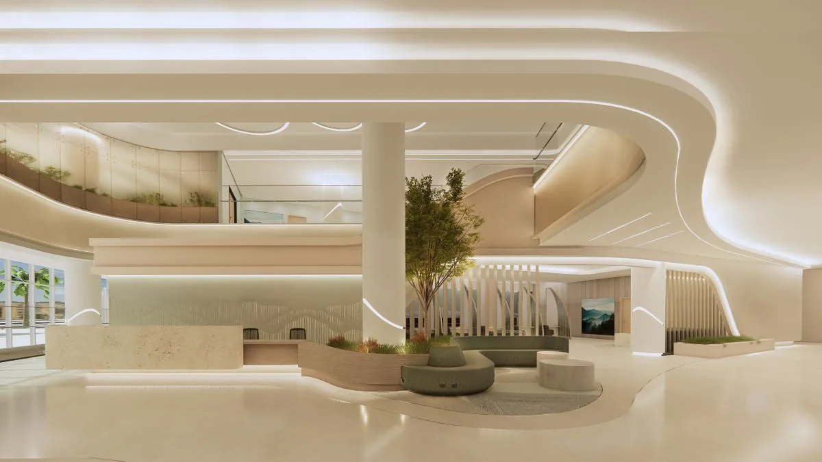 hospital lobby interior design