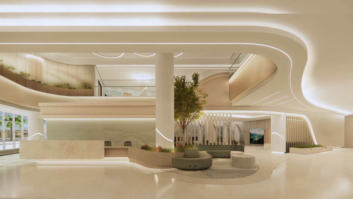 hospital lobby interior design