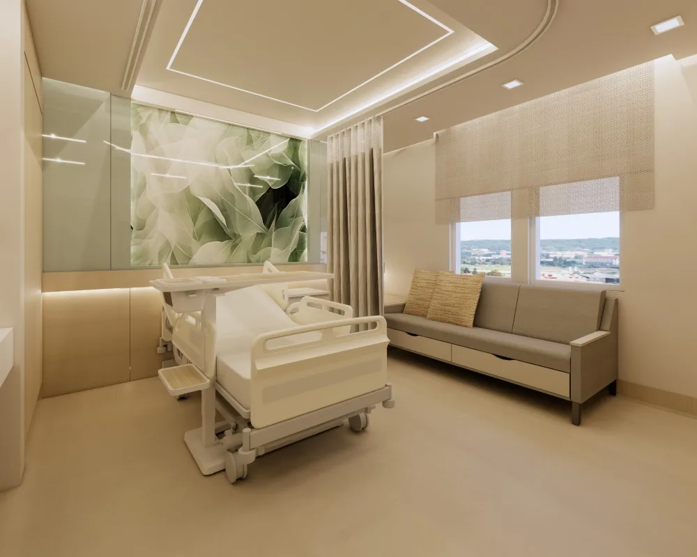 hospital patient room